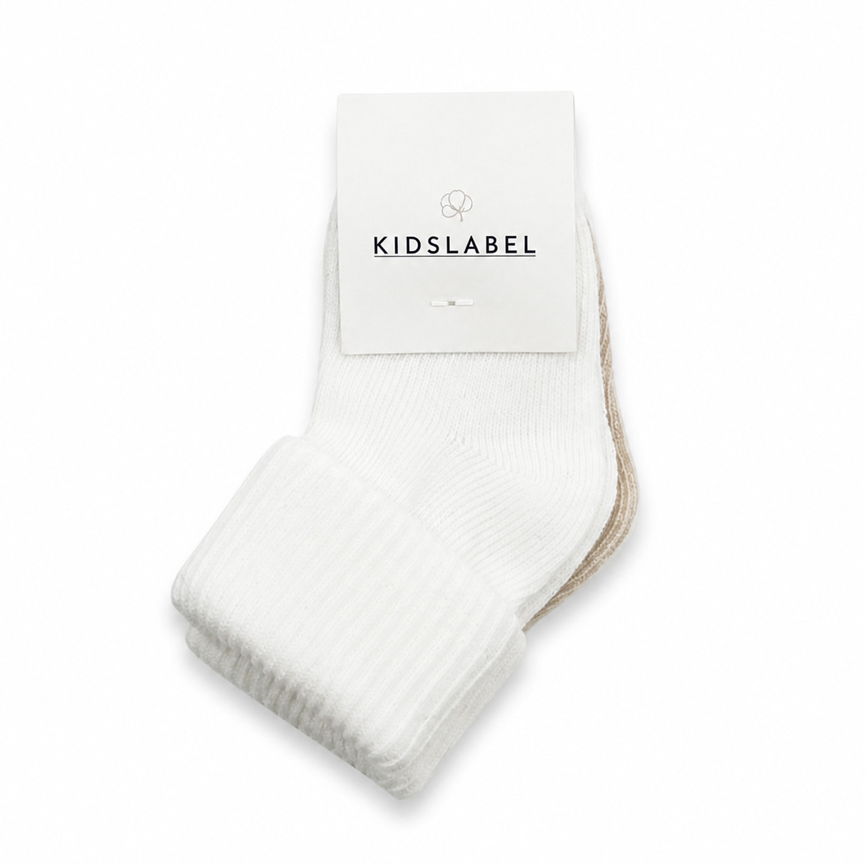 Sokjes - Newborn Socks - Set van 2 - Meerkleurig in Meerkleurig